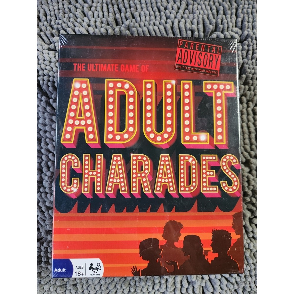 Adult Charades Outset Media Game Ages‎ 18+ 2+ Players~NEW ~SEALED~PARENTAL ADV.
